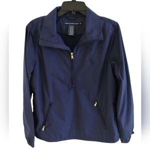 Ralph Lauren Golf Women's Blue 1/2 Zip Trump National Doral Size M Pockets EUC
